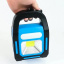 Фонарь аккумуляторный переносной Bailong BL-925 с солнечной панелью Blue-Black (3_02773) Бровари