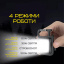 Портативный фонарик карманный YIIOT 4в1 Чёрный (611) Костополь