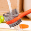 Нож для чистки овощей и фруктов с контейнером Splash proof storage paring knife Orange (14965-hbr) Ладан
