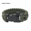 Браслет выживания J.G. Paracord army green Ворожба