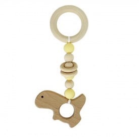 Гризунок дерев'яний Mega Zayka MGZ-0410 (Yellow) Діно