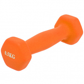 Гантель для фитнеса SP-Planeta Радуга TA-0001-0_5 1шт 0,5кг Оранжевый