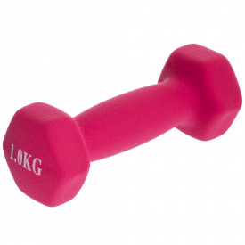 Гантель для фитнеса SP-Planeta Радуга TA-0001-1 1 шт 1 кг Розовый (282388)