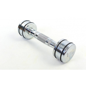 Гантель Record DB5204-1 1кг Серебристый