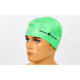 Шапочка для плавания MadWave NEON M053502 Зеленый