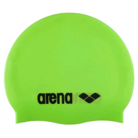 Шапочка для плавания Arena Classic Silicone Lime Black One Size (1097-91662-065 UNI)