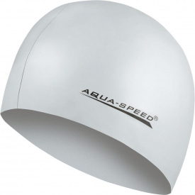 Шапочка для плавания Aqua Speed Mega Серебристый One Size (1000-100-26)