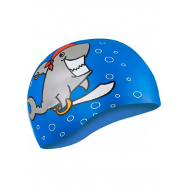 Шапка для плавания Aqua Speed KIDDIE Shark 1783 (142-Shark) синий Дет OSFM (5908217617835)