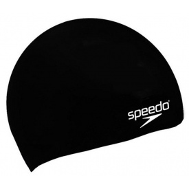 Шапочка для плавания Speedo Moulded Silic Cap Ju Черный One Size (1000-8-709900001)