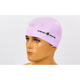 Шапочка для плавания MadWave PASTEL M053504 Фиолетовый