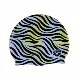Шапочка для плавания Arena Print 2 Black White One Size (1097-1E368-268 UNI)
