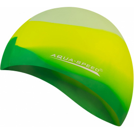 Шапочка для плавания Aqua Speed Bunt Зелено-желтый One Size (1000-113-72)