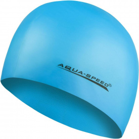 Шапочка для плавания Aqua Speed Mega Светло-голубой One Size (1000-100-30)