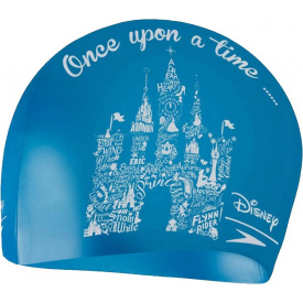 Шапочка для плавания Speedo Slogan Prt Cap Ju Голубовато-белый One Size (1000-8-08386F301)