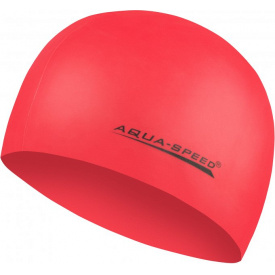 Шапочка для плавания Aqua Speed Mega Красный One Size (1000-100-31)
