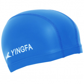 Шапочка для плавания текстильная с покрытием PU YINGFA C0078 Синий