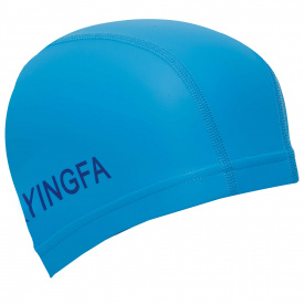Шапочка для плавания текстильная с покрытием PU YINGFA C0077 Голубой
