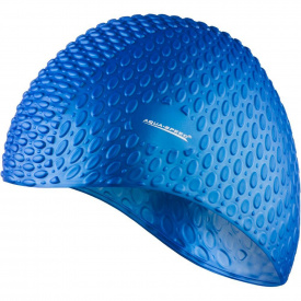 Шапочка для плавания Aqua Speed Bubble Голубой One Size (1000-102-01)