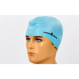 Шапочка для плавания MadWave LIGHT M053503 Голубой