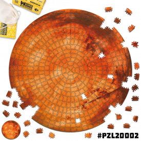 Дерев'яні пазли Wortex Woods Марс 30х30 см 188 елементи амеби PZL20002