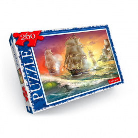 Пазли дитячі "Морські баталії" Danko Toys C260-12-04 260 елементів