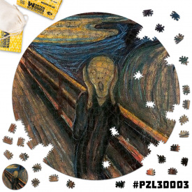 Дерев'яні пазли Wortex Woods Крик 50х50 см 508 елементи амеби PZL30003L