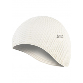 Шапка для плавания Aqua Speed BOMBASTIC 104-5 (104-05) белый Жен OSFM (5908217645548)