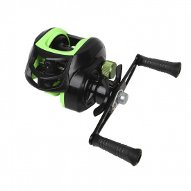 Катушка рыболовная мультипликаторная yumoshi AK 201 Black-Green Left 6294-85959