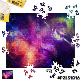 Дерев'яні пазли Wortex Woods Частка всесвіту 20x30 см 126 елементи лабіринт PZL31016S