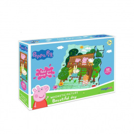 Магнітний пазл Свинка Пеппа "Чудовий день" Magdum МЕ 5031-07