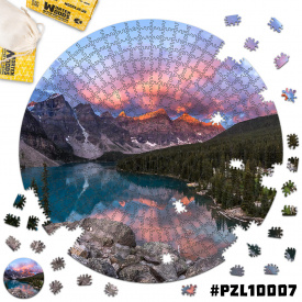 Дерев'яні пазли Wortex Woods Озеро Морейн 30х30 см 188 елементи амеби PZL10007