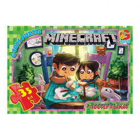 Пазли дитячі "Minecraft" Майнкрафт G-Toys MC777 35 елементів