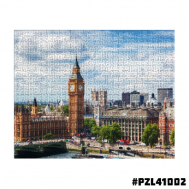 Дерев'яні пазли Wortex Woods Біг Бен 40х50 см 426 елементи лабіринт PZL41002L