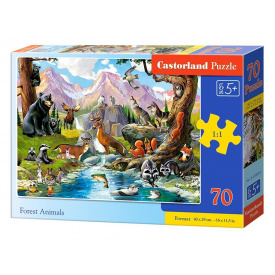 Пазли Castorland "Лісові тварини" 70 елементів B-070 091
