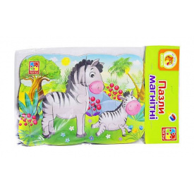 Пазли на магніті А5 "Зебри" Vladi Toys УКР VT3205-75