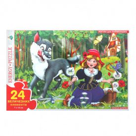 Пазли "Червона Шапочка" Энергия плюс 24 ел. в кор. 82142