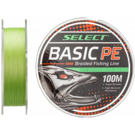 Шнур Select Basic PE Салатовый 100 м 0.18мм 9.9кг/22lb (1870-27-51)