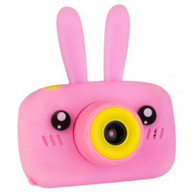 Дитяча цифрова фотокамера Smart Kids Camera фотоапарат 8х4,5х5 см Рожевий (2104618330)