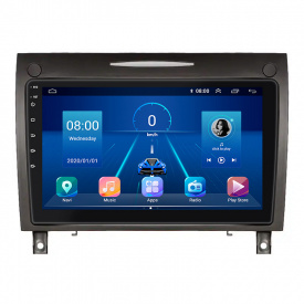 Магнитола Lesko Mercedes-Benz SLK-Класс II R171 2004-2008 9" 2/32Gb 4G Wi-Fi GPS Top (10894-60121)