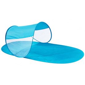 Подстилка пляжная RIAS самораскладная с навесом 180х79х60 см Blue (3_01063)