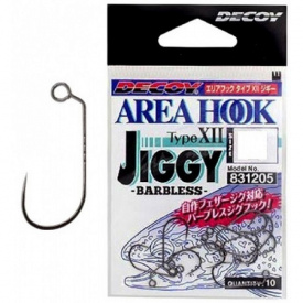Крючок Decoy AH-12 Area Hook Jiggy 06 10 шт/уп (1013-1562.08.75)
