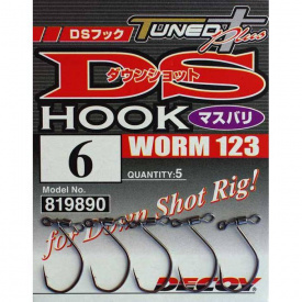 Крючок Decoy Worm 123 DS Hook masubari 06 5 шт/уп (1013-1562.01.89)