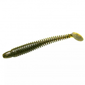 Силікон Lunker City Swimming Ribster 10/BG 4" #24 GREEN PUMPKIN (657595 / 88024)