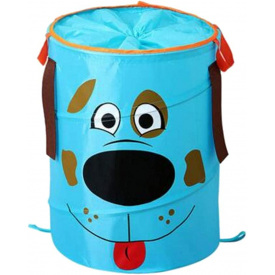 Корзина для игрушек FENGRUI 34х45 см Синий Пес