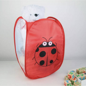 Кошик для іграшок UKC Baby Play 30х47 см Сонечко Червоний