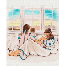 Картина за номерами BrushMe "Материнське тепло ©Алла Березовська" 40х50см BS53276