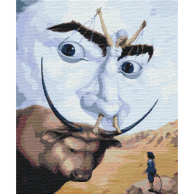 Картина за номерами BrushMe "Абстракція Далі" 40х50см BS34353