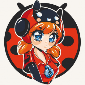 Розпис на полотні Art Craft Ladybug Bea 15546-AC 30х30 см