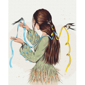 Картина за номерами BrushMe серії Патріот "Політ волі" 40х50см BS53100