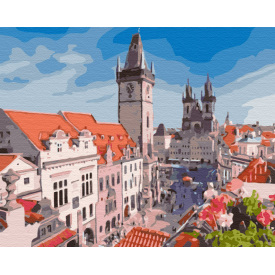 Картина за номерами BrushMe "Вид на Прагу" 40х50см BS51647